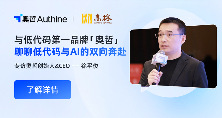 对话高榕丨专访徐平俊：聊聊低代码与AI的双向奔赴